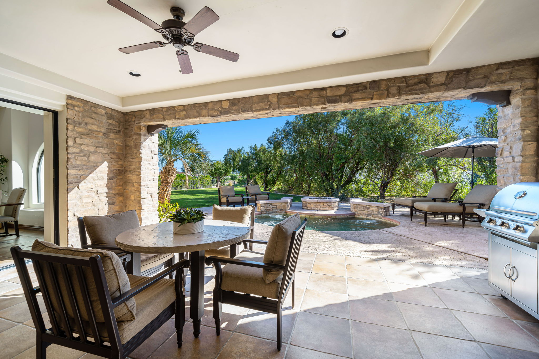 PGA West Villa 31 Patio Dining