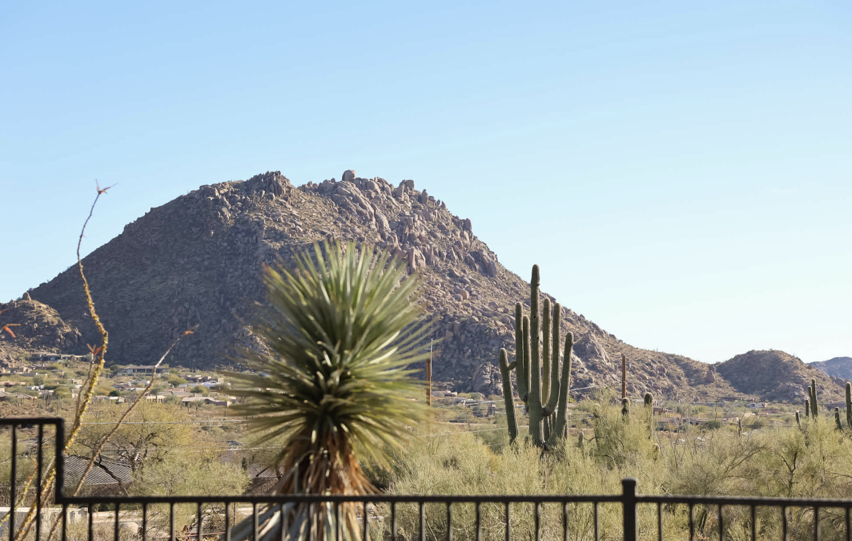 Rocks Patio View
