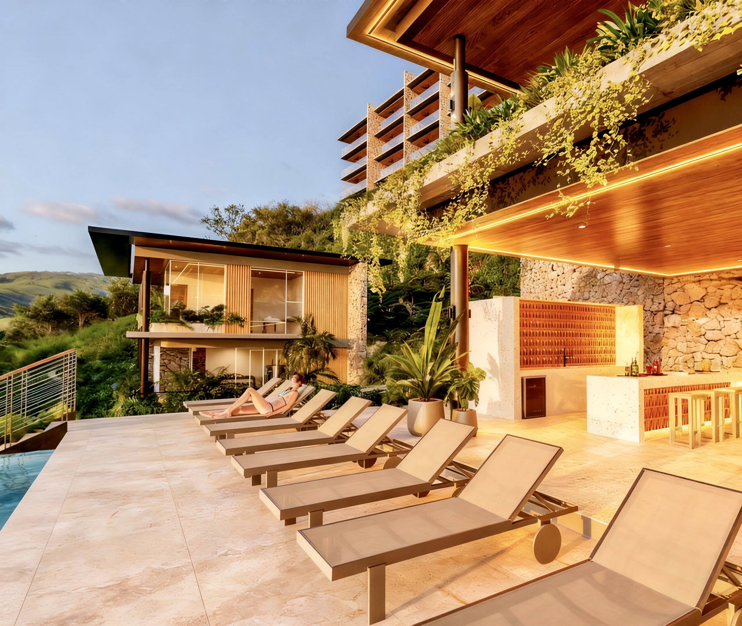 Bahia Papagayo Costa Rica Pool Patio